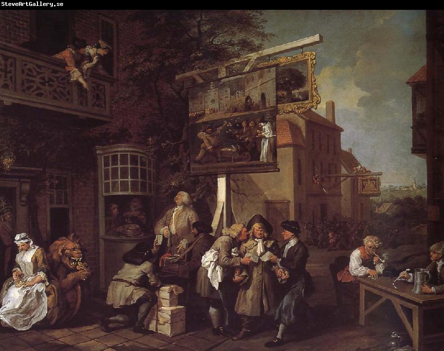 William Hogarth Election campaign to win votes